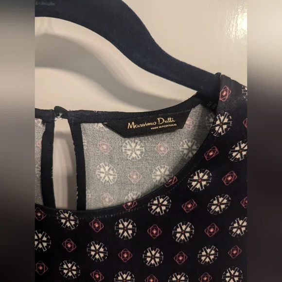 Massimo Dutti flowy patterned resort top size M - Picture 3 of 6
